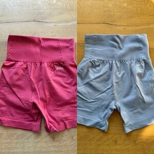 AYBL shorts S. Lot of 2! Pink and blue.